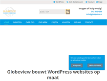 Tablet Screenshot of globeview.nl